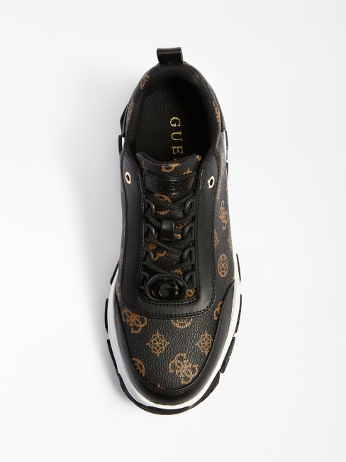 Chaussure De Running Bria 4g Peony Logo Noir Multi Guess