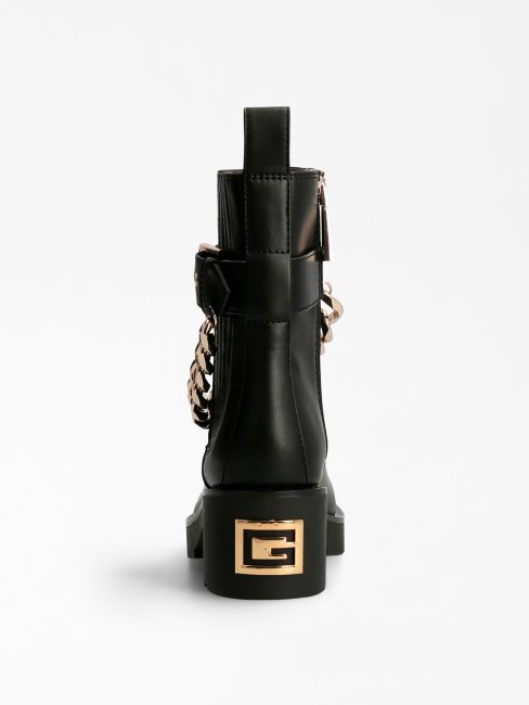 Chaîne Persle Noire Détaillée Botte Basse Deviner