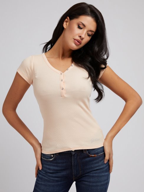 Top Rose Appliqué Bijou Guess