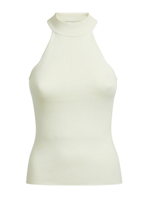 Guess Pull Sans Manches Blanc