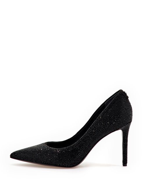 Escarpins à Strass Piera Noir Guess