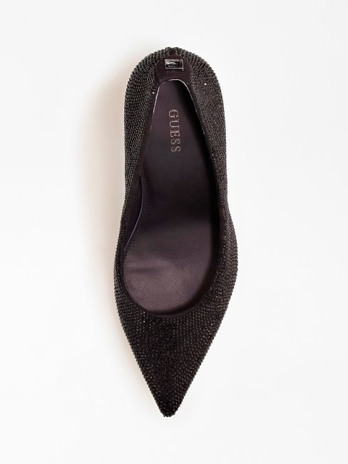 Escarpins à Strass Piera Noir Guess