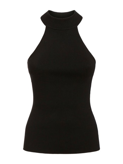 Guess Pull Noir Sans Manches