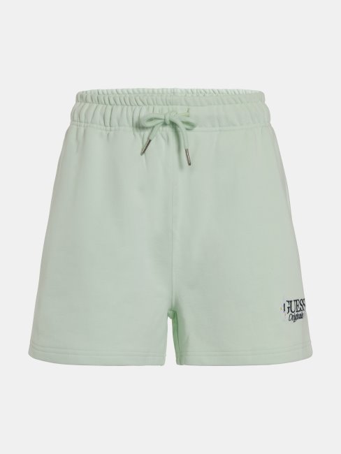 Guess Short Avec Logo Sur Le Côté Vert