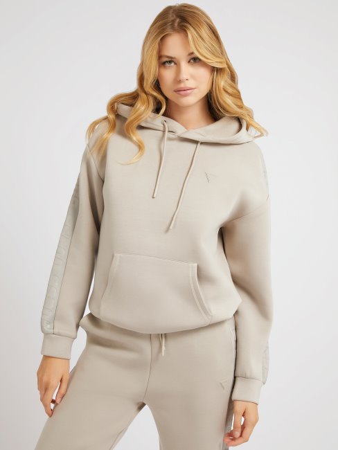 Sweat à Capuche Guess Beige