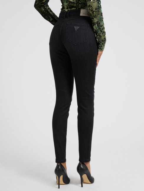 Guess Pantalon En Denim Coupe Skinny Noir