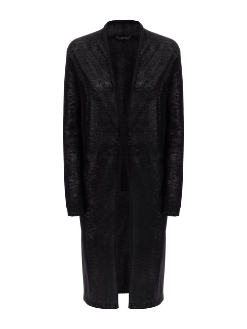 Cardigan Long Guess Noir En Fil Lurex
