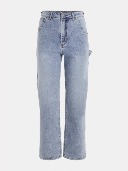Guess Pantalon En Denim Cargo Gris