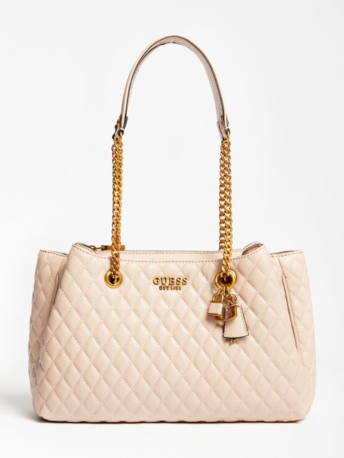 Sac Bandoulière Matelassé Maila Beige Guess