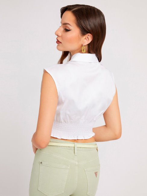 Chemise Courte Guess Blanche