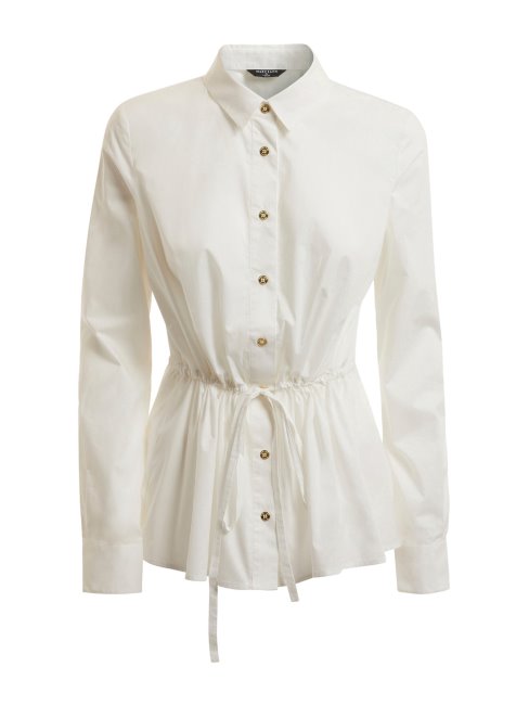 Blouse En Coton Marciano Crème Guess