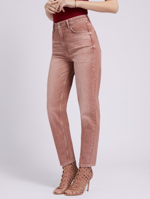 Pantalon En Jean Mom Fit Rose Guess