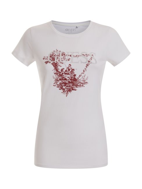 Logo Imprimé Sur Le Devant Blanc