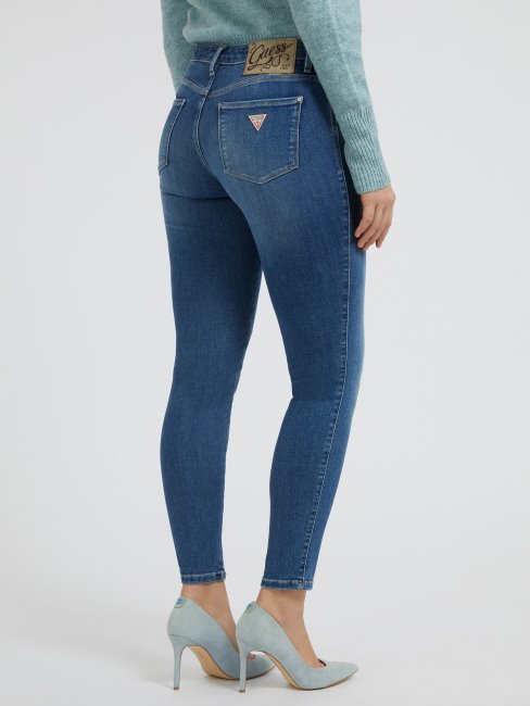 Guess Bleu Coupe Skinny Denim Pantalon Tendance De La Mode