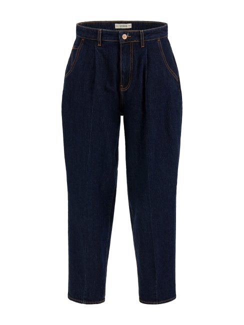 Guess Pantalon Denim Coupe Décontractée Bleu Foncé