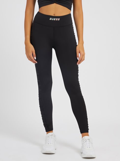 Guess Legging Détails Drapés Noir