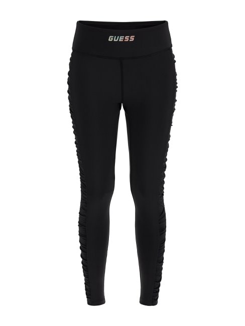 Guess Legging Détails Drapés Noir