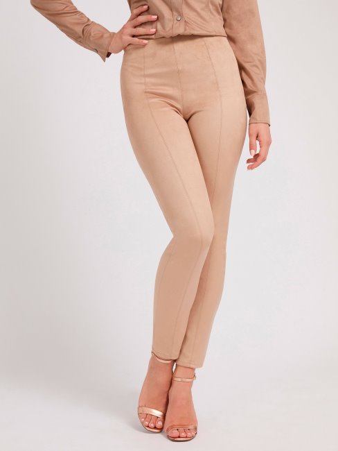 Legging Imitation Daim Beige Guess