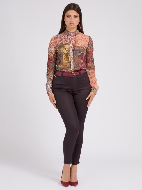 Chemise Imprimée Guess Rouge