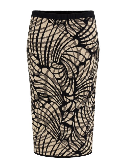 Pull Jupe Jacquard Beige Guess