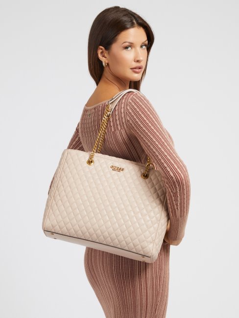 Maila Shopper Matelassé Guess Beige