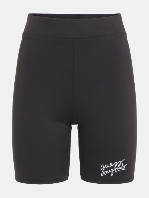 Guess Short De Motard à Logo Noir