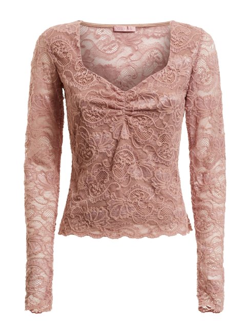 Top En Dentelle Lilas Guess
