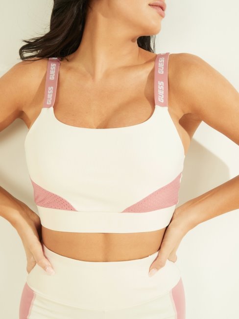 Soutien-gorge Actif Microfibre Blanc Guess