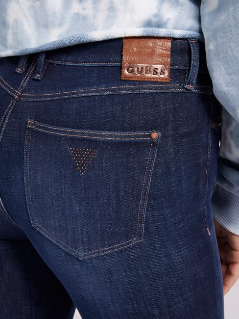 Guess Skinny Fit Denim Pantalon Bleu Tendance De La Mode