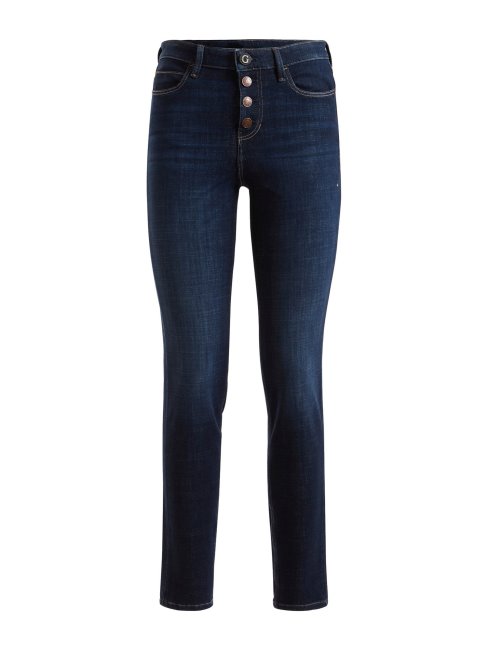 Guess Skinny Fit Denim Pantalon Bleu Tendance De La Mode