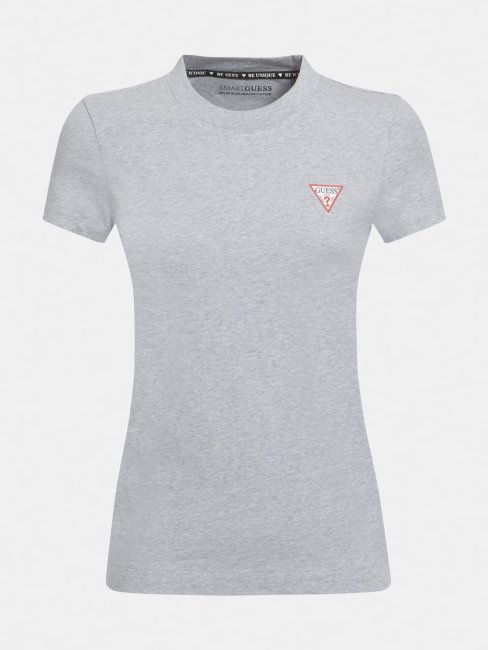 Tee Shirt Gris Logo Multi Triangles Guess
