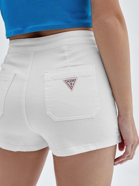 Guess Short En Jean Blanc