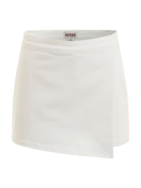 Guess Short En Jean Blanc