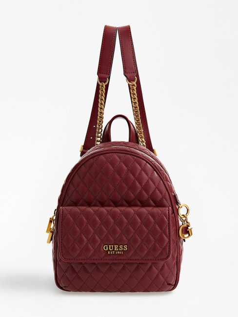 Sac à Dos Matelassé Maila Guess Rouge