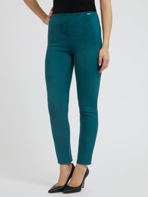 Legging Bleu Guess En Simili Daim