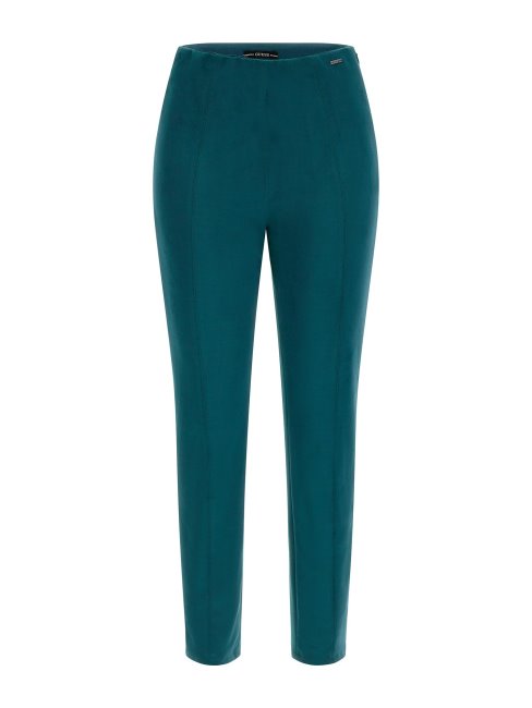 Legging Bleu Guess En Simili Daim