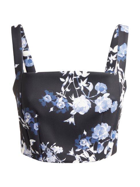 Top Bleu Multi Marciano Imprimé Sur L'ensemble Guess