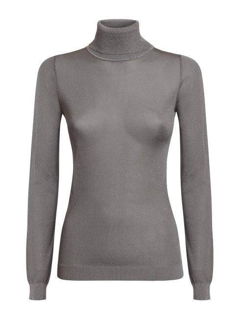 Pull Guess Col Roulé Gris