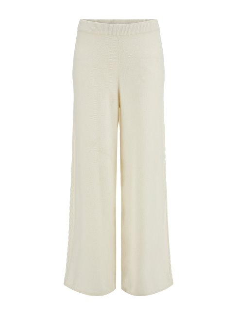 Chandail à Torsades Pantalon Large Blanc Guess