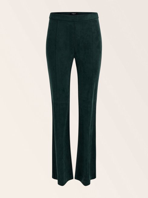 Pantalon En Faux Suède Marciano Vert Guess