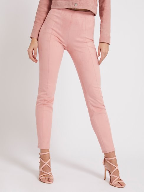 Guess Legging Imitation Daim Rose