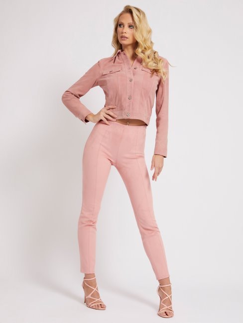 Guess Legging Imitation Daim Rose