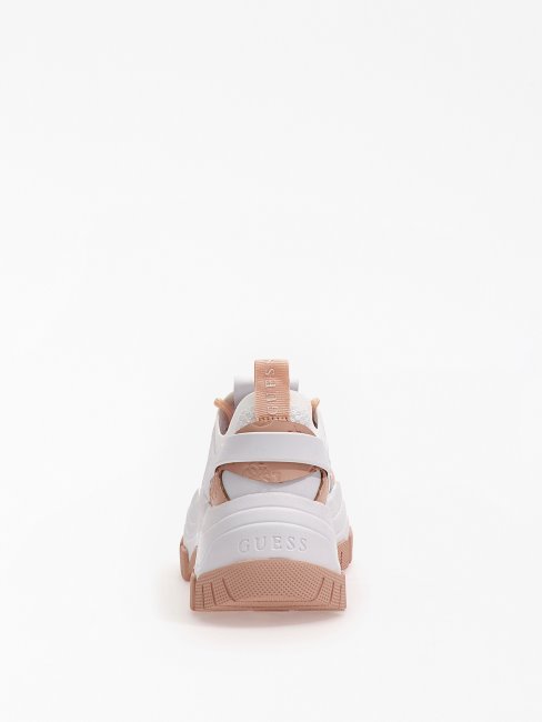 Chaussures De Course à Logo Braydin Blanc Guess