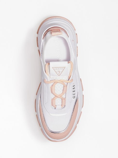 Chaussures De Course à Logo Braydin Blanc Guess