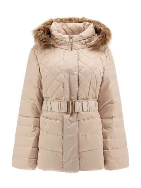 Guess Doudoune En Couette Véritable Blanc