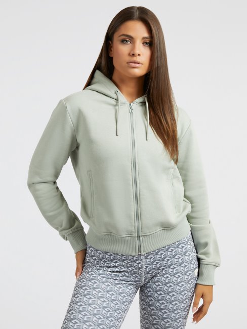 Sweat à Logo Au Dos Vert Guess