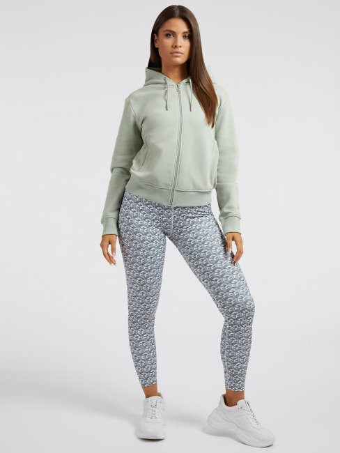 Sweat à Logo Au Dos Vert Guess