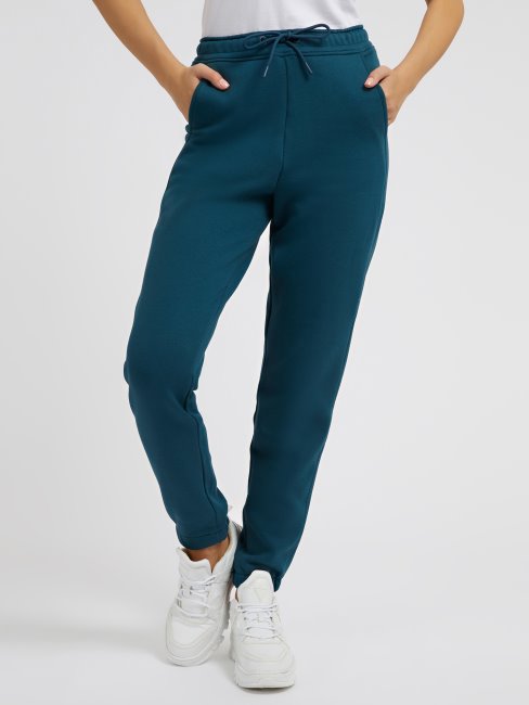 Guess Pantalon De Jogging Bleu Avec Logo Au Dos