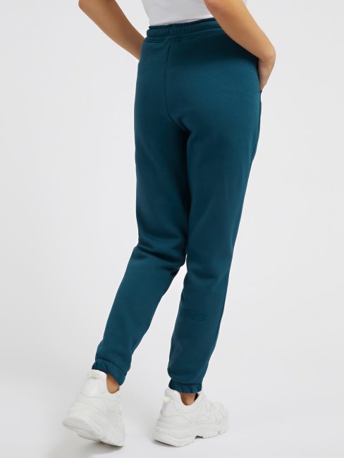 Guess Pantalon De Jogging Bleu Avec Logo Au Dos