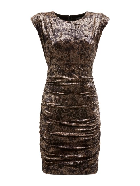 Robe En Velours Gris Guess